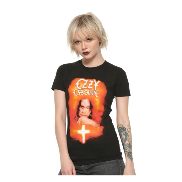 β
 Ozzy Osbourne Glow Photo Girls T-Shirt - Black β
 - Picture 12 of 15